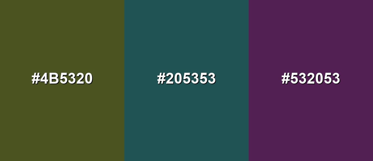 triadic combinations of army-green-color