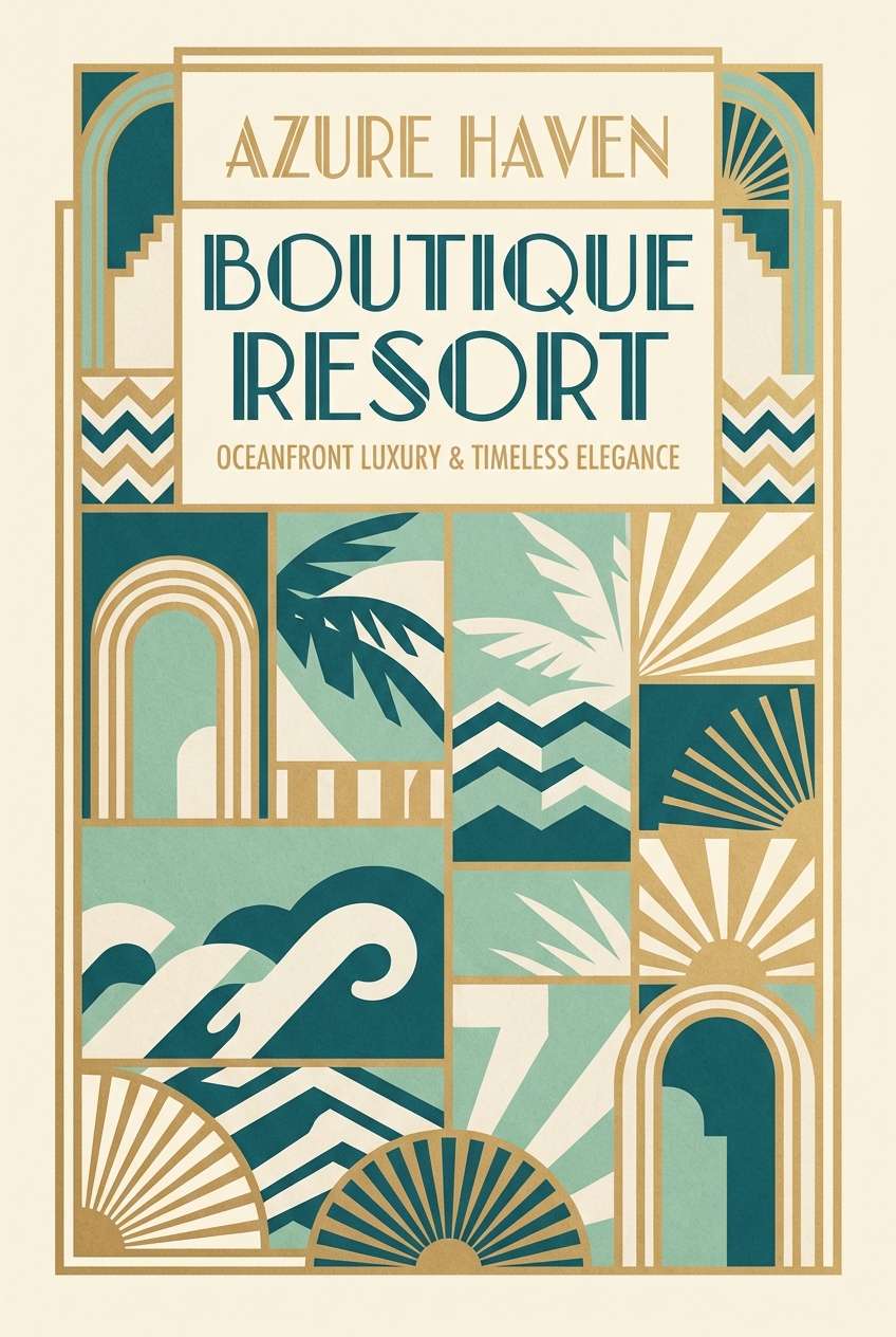 resort brochure cover