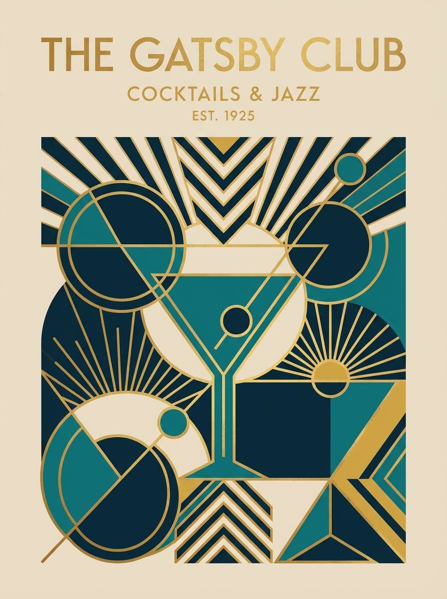 cocktail bar poster