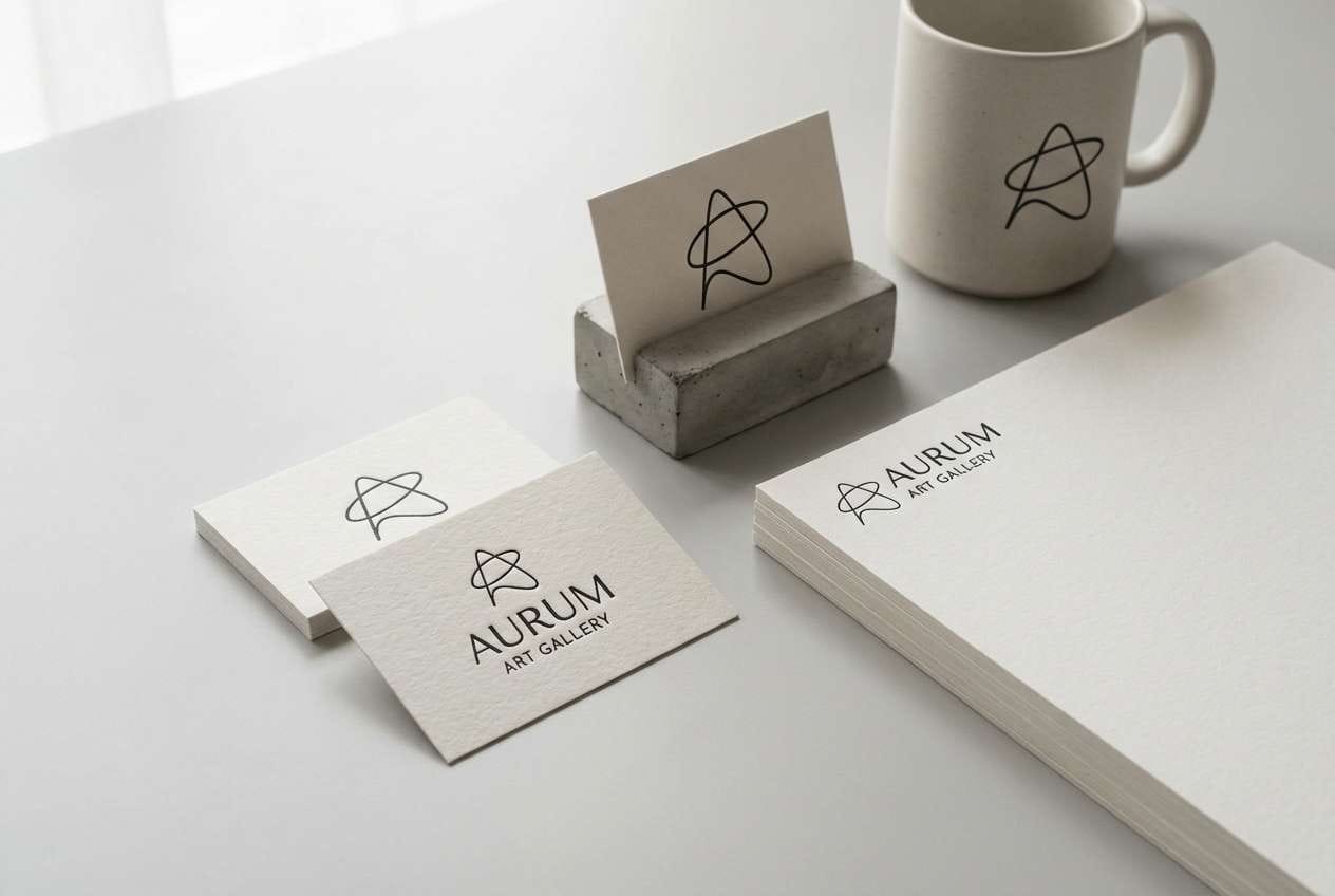 minimal gallery brand kit