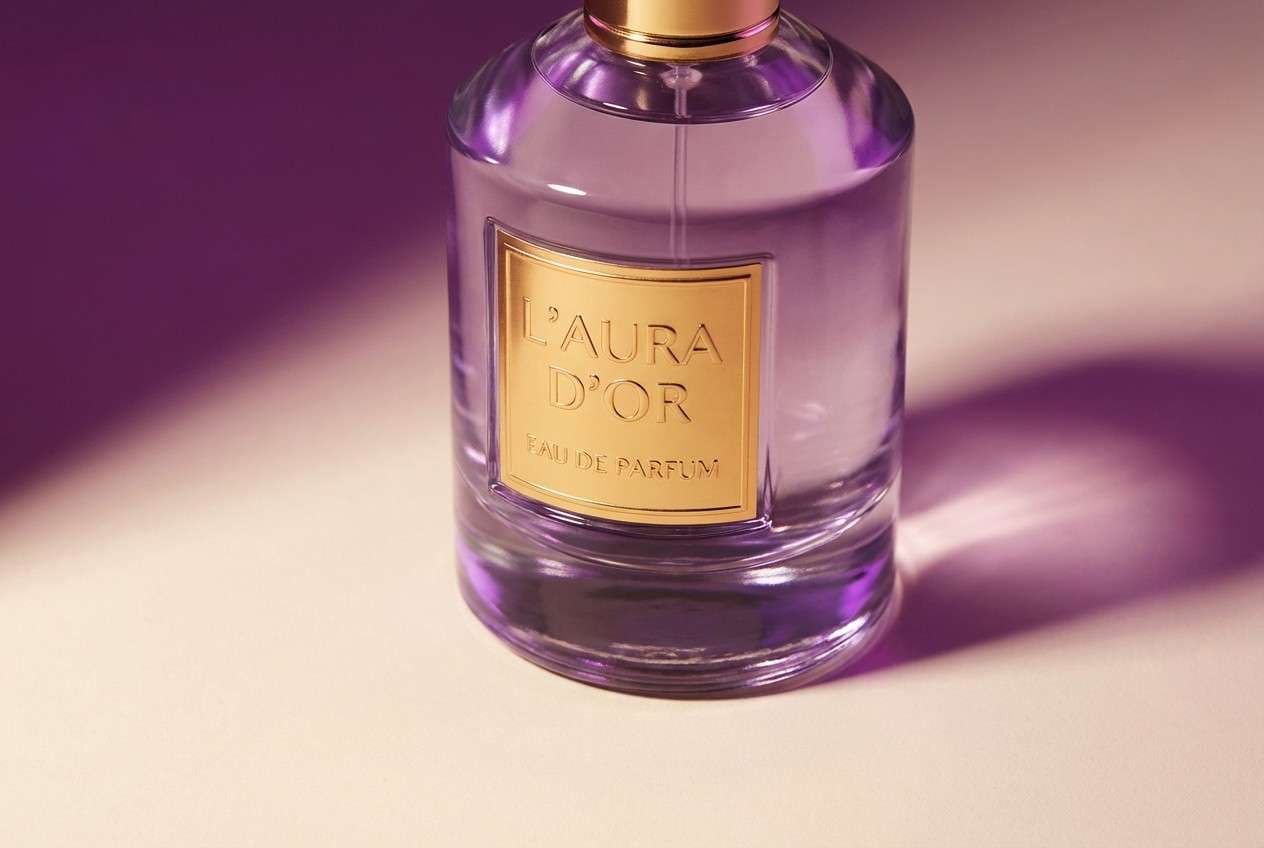 luxury perfume studio ad