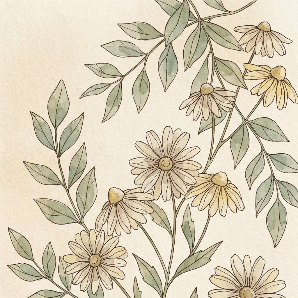 watercolor botanical wall art