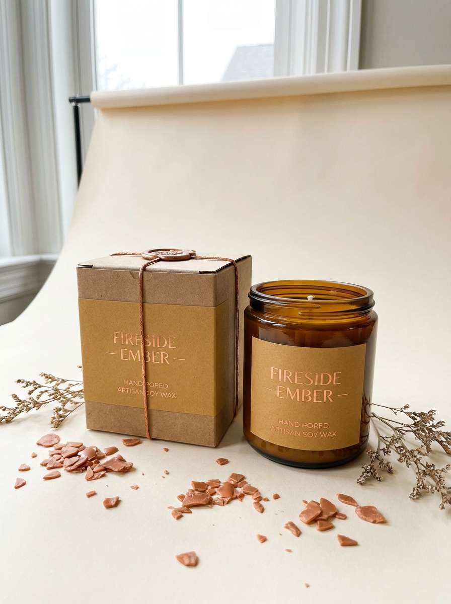 artisan candle packaging