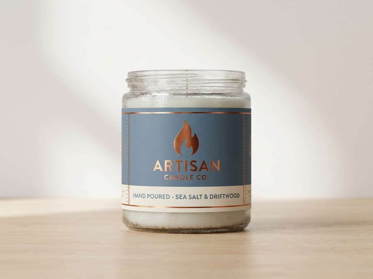 artisan candle packaging