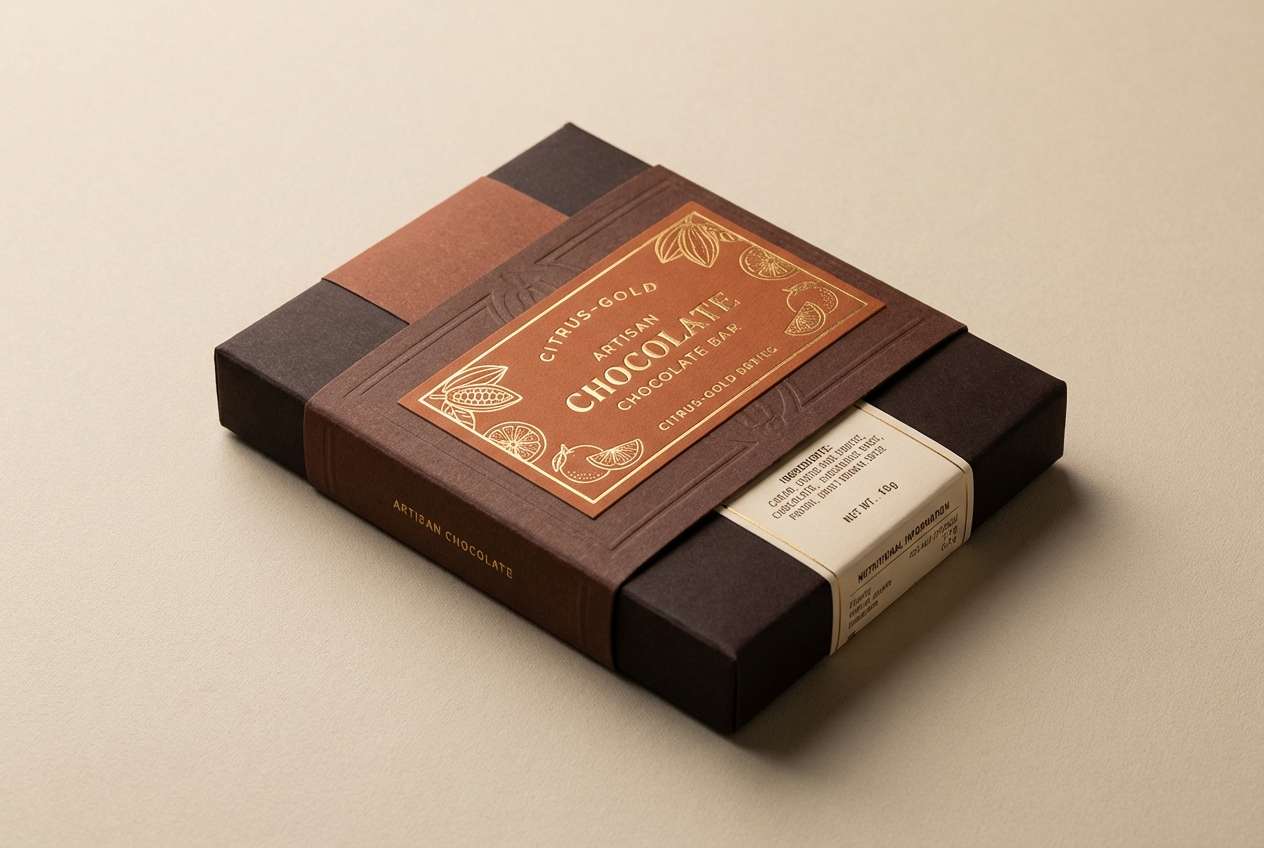 artisan chocolate packaging