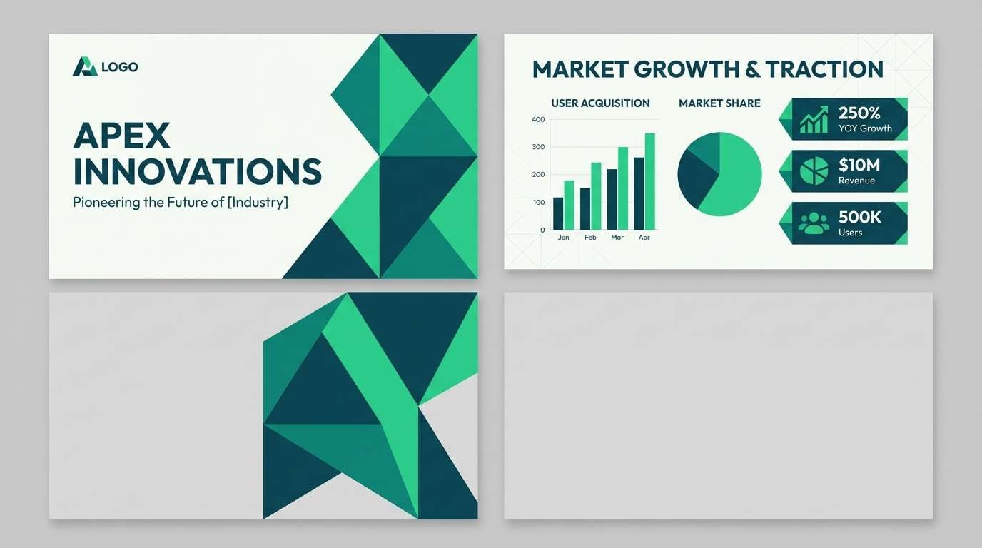 startup pitch deck slides