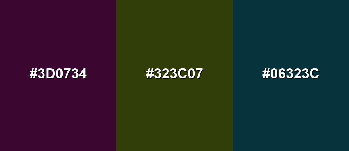 triadic combinations of aubergine-color