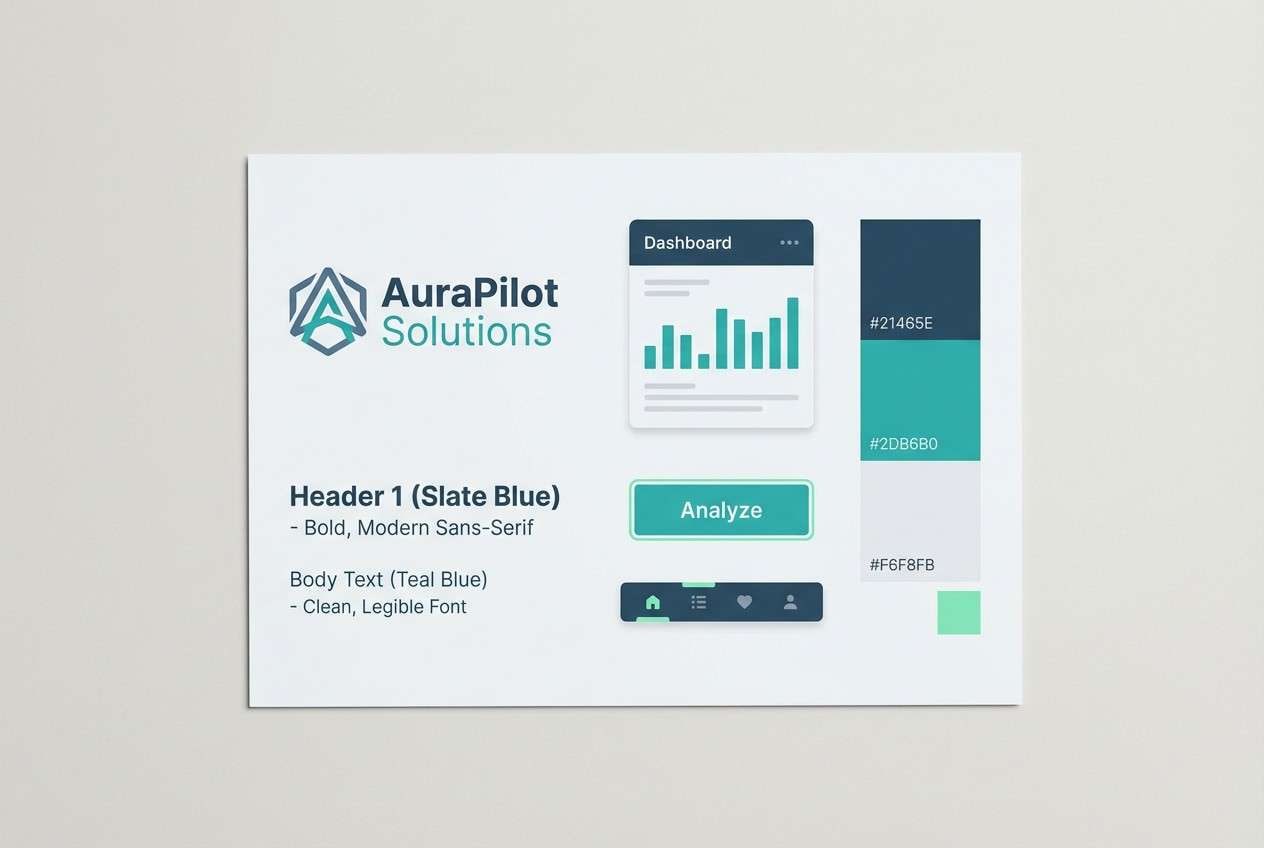 saas brand kit board