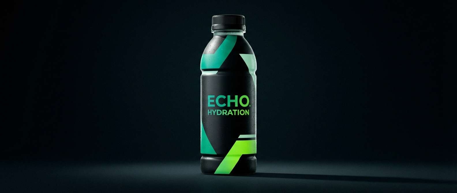 sports drink neon ad