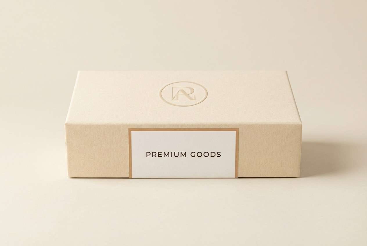 premium packaging box shot