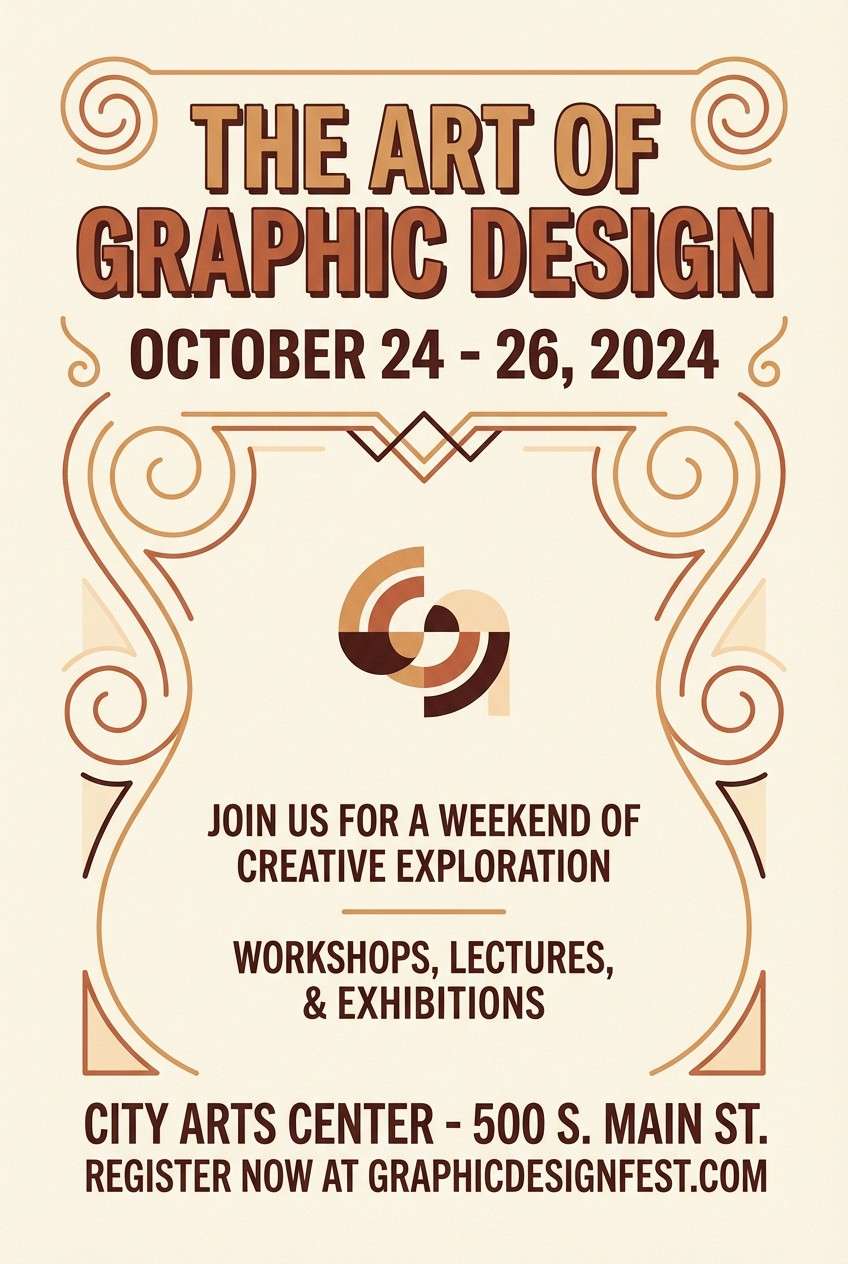 community event flyer