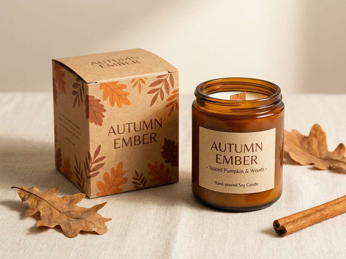 cozy fall product photo