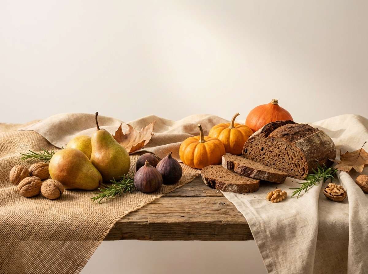 autumn food styling