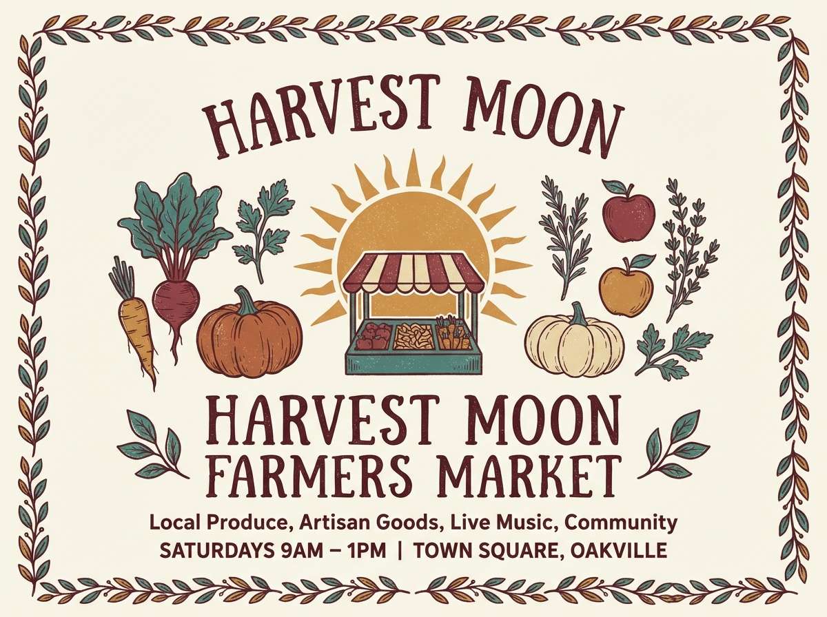 autumn market flyer