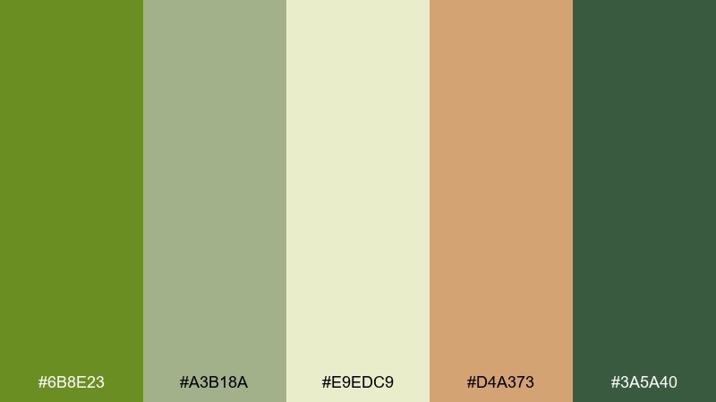 avocado toast food color palette with hex codes