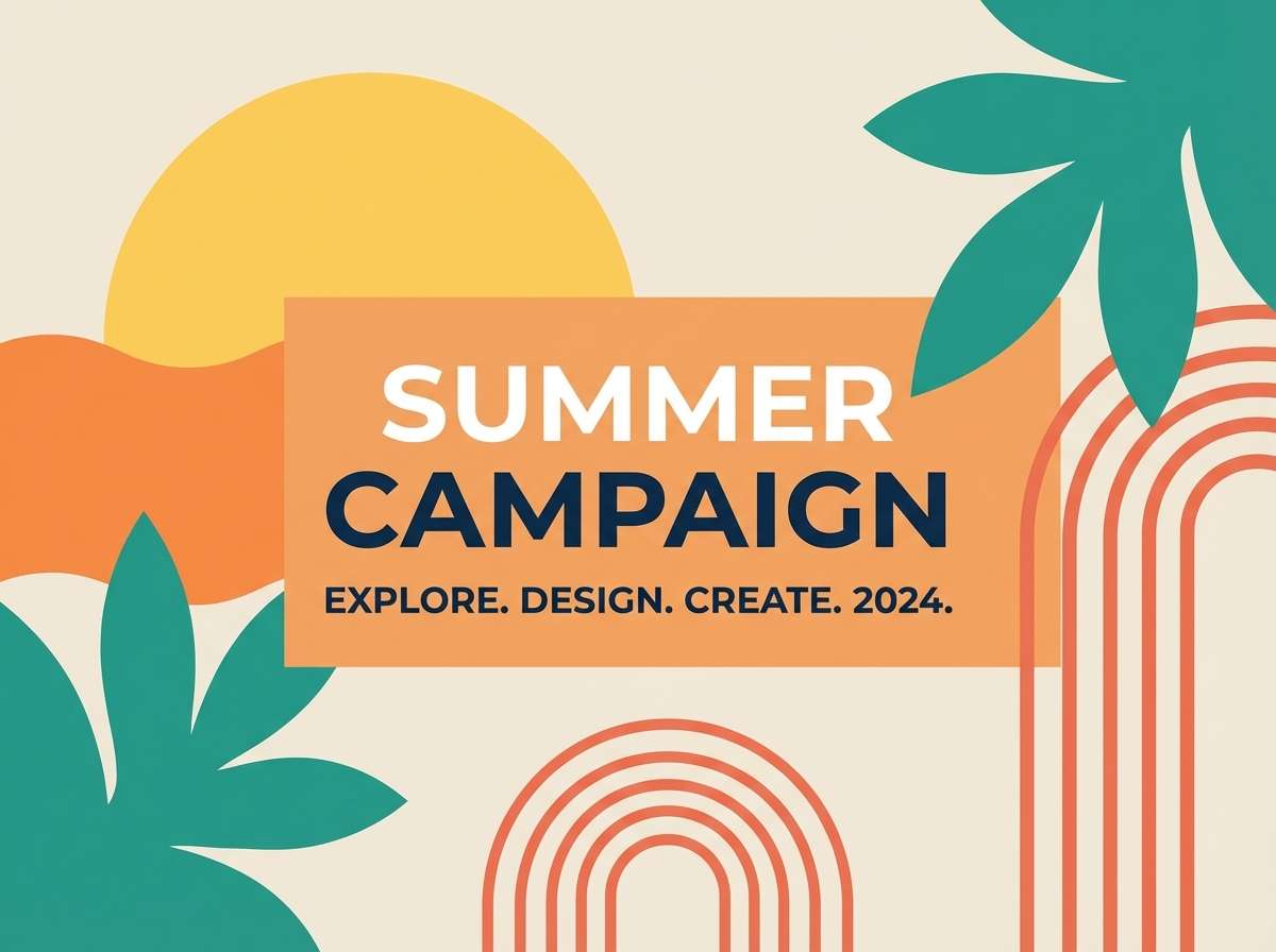 summer promo poster design