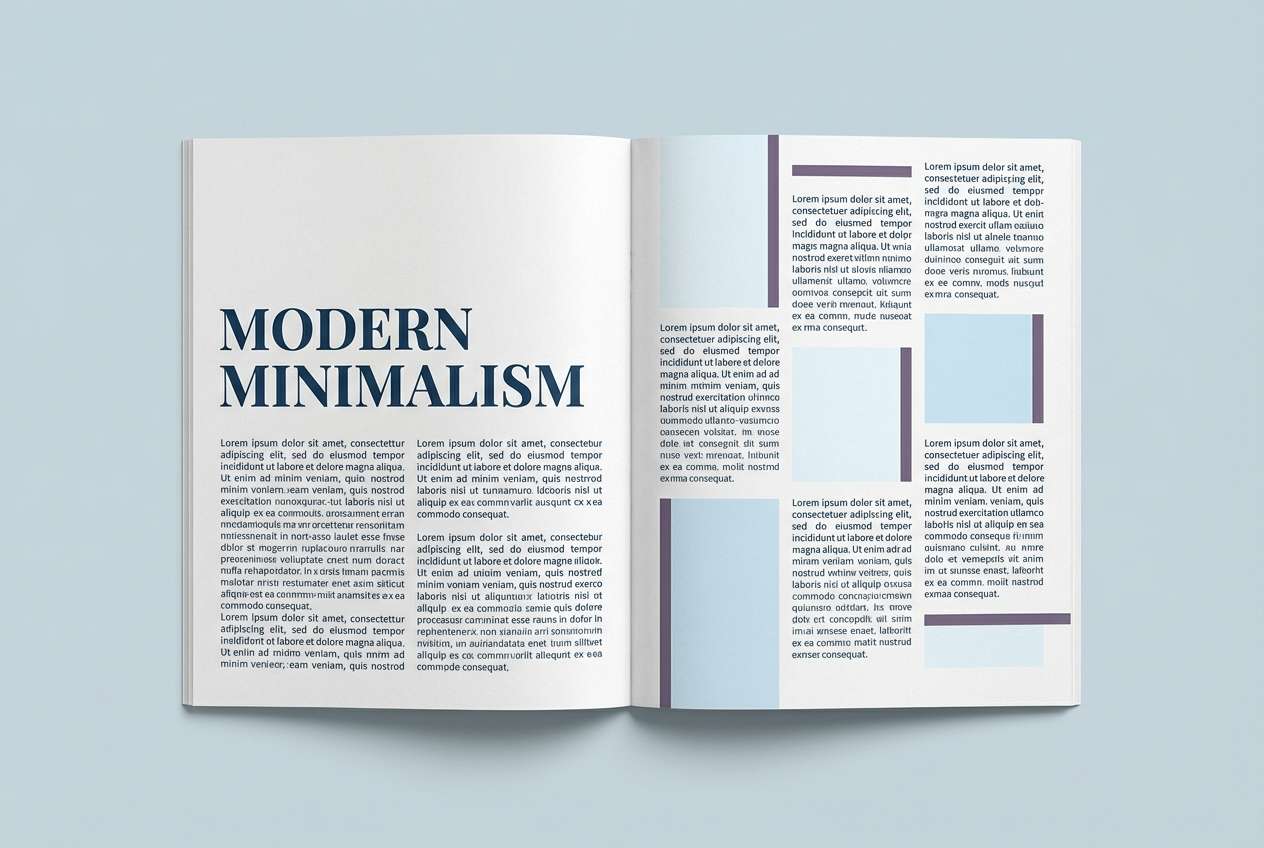 editorial magazine spread