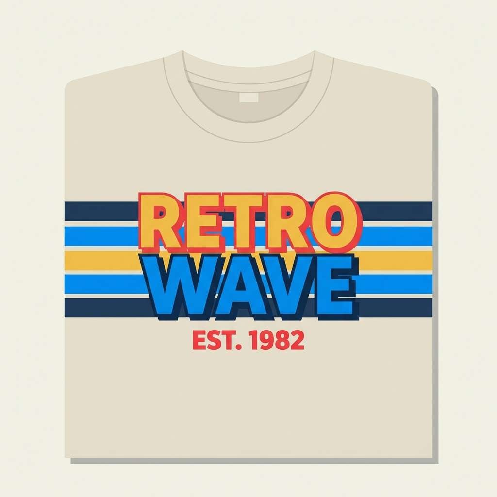 retro team shirt graphic