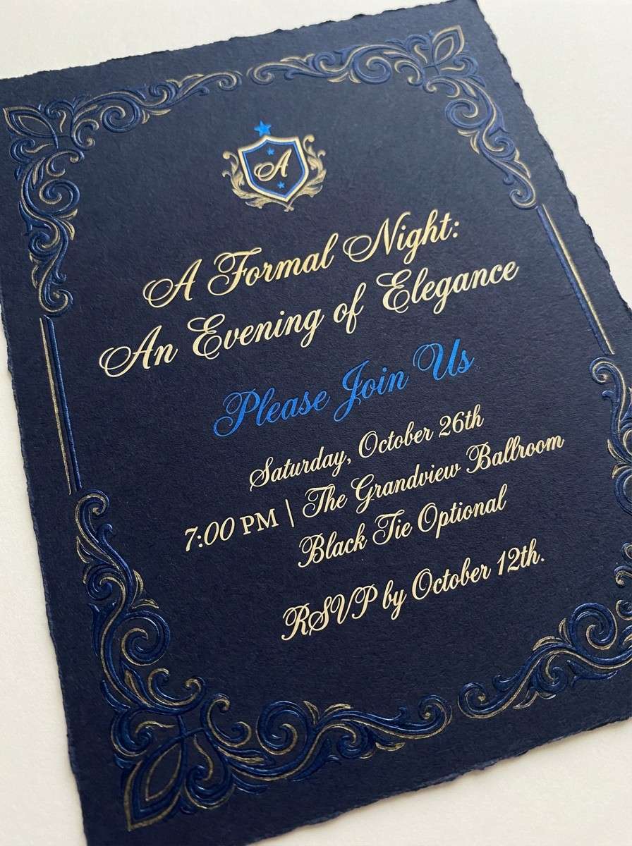 night event invitation