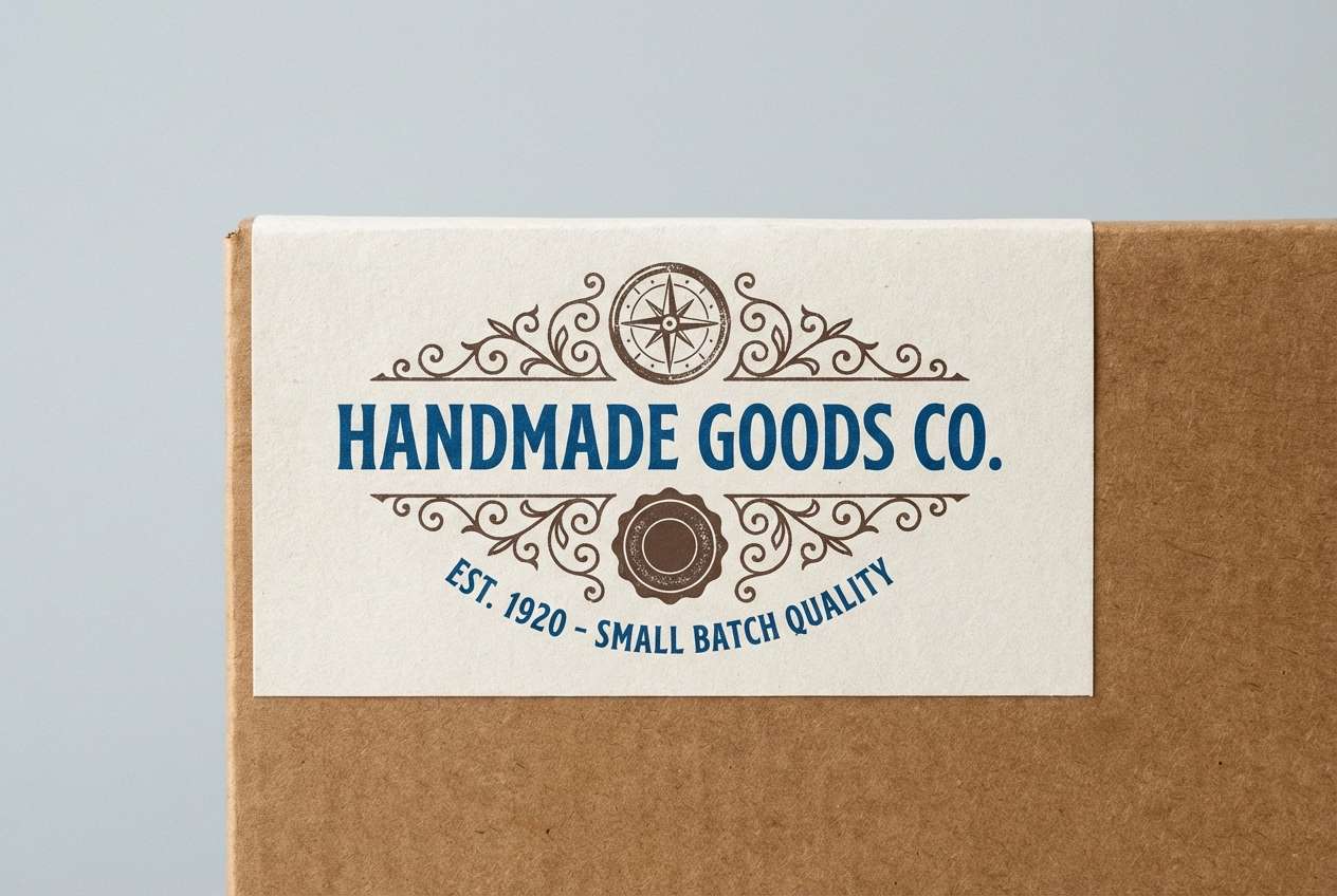 heritage packaging label