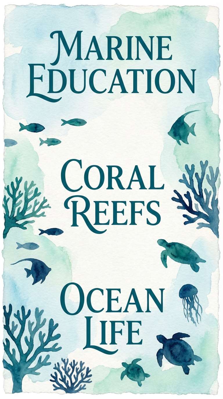 watercolor aquarium poster