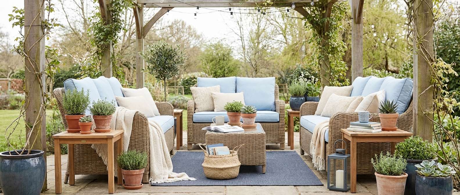 outdoor patio furniture banner