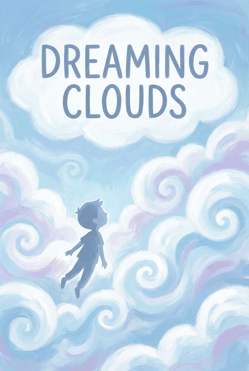 storybook cloud cover illustration