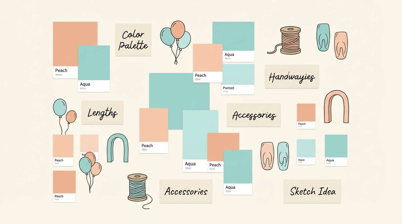 balloon decor mood board