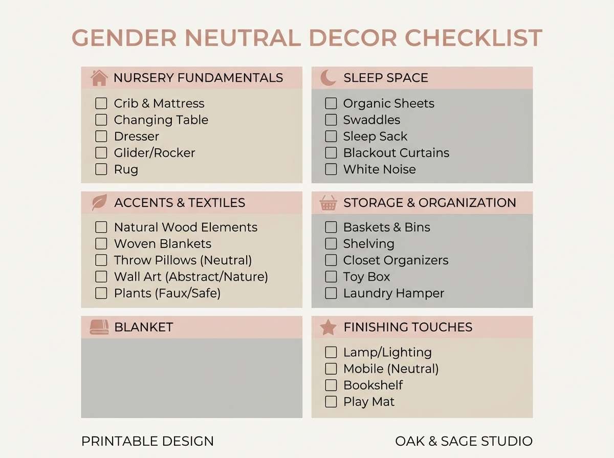 neutral checklist printable