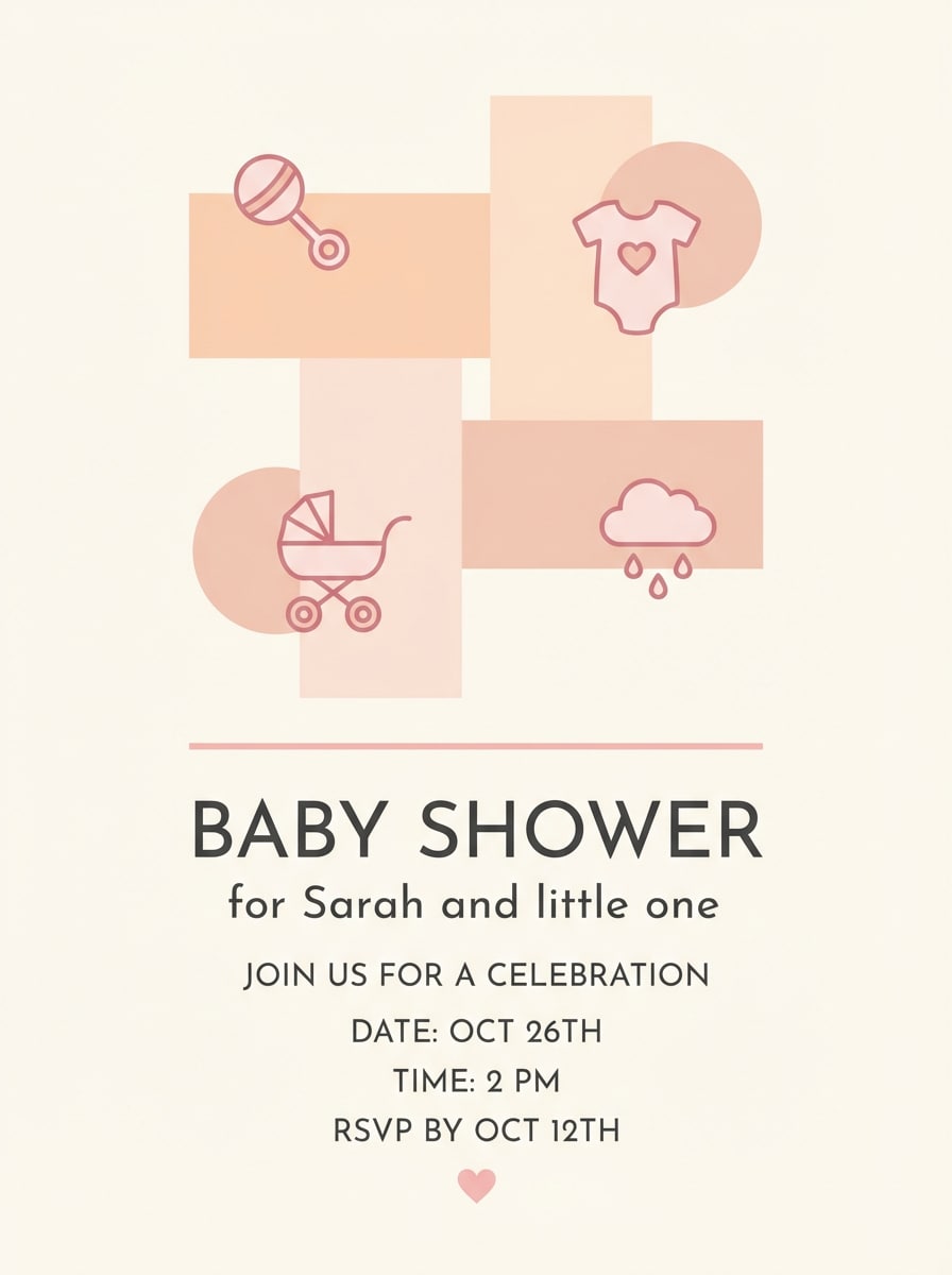 baby shower invite