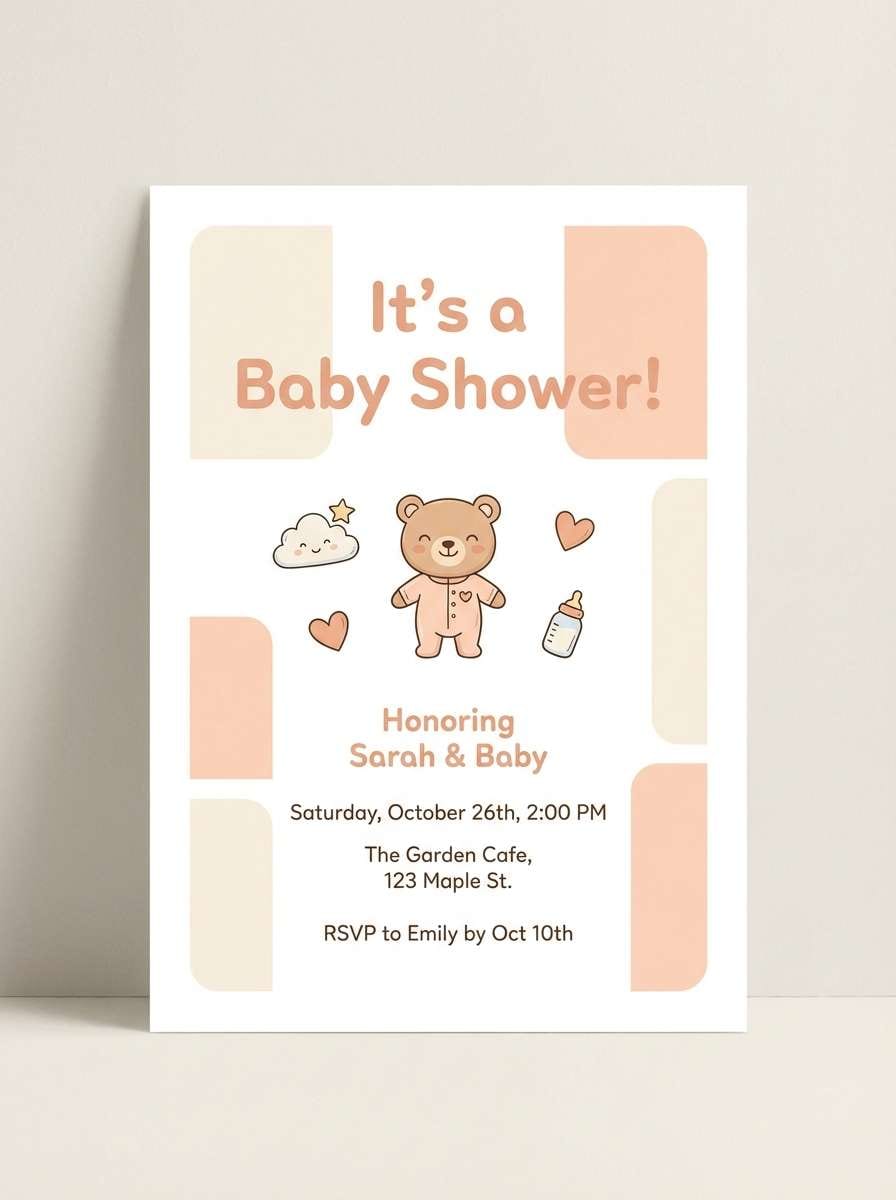 baby shower invitation