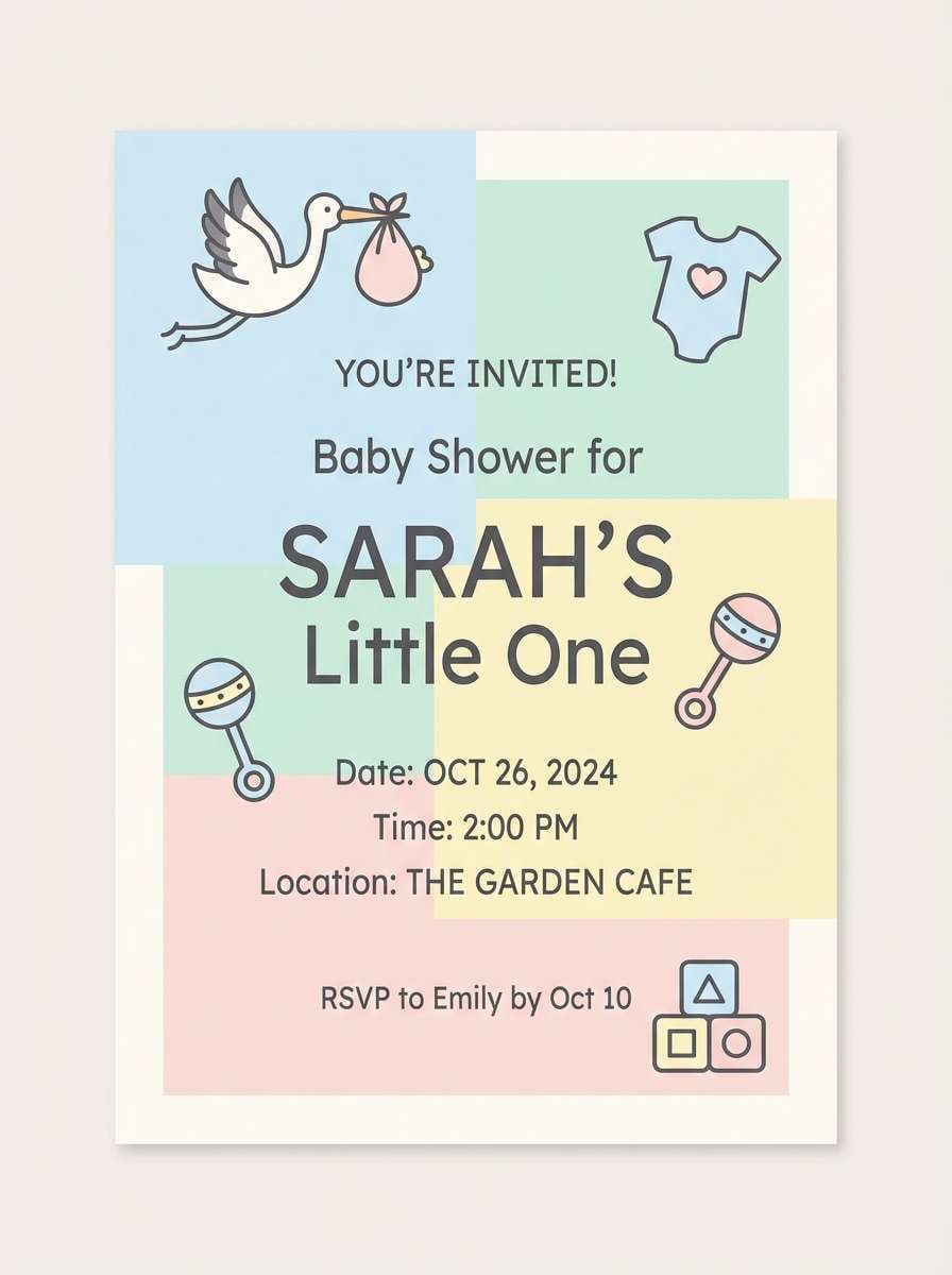 baby shower invitation