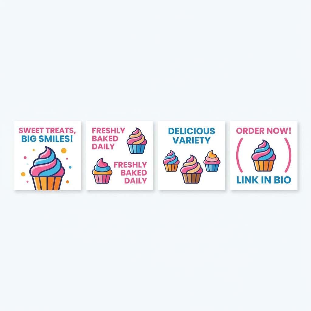 bakery instagram carousel design