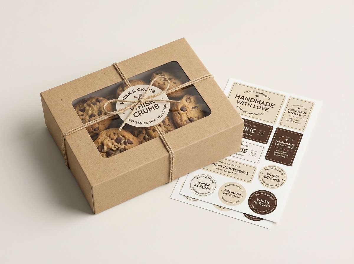 bakery labels and boxes