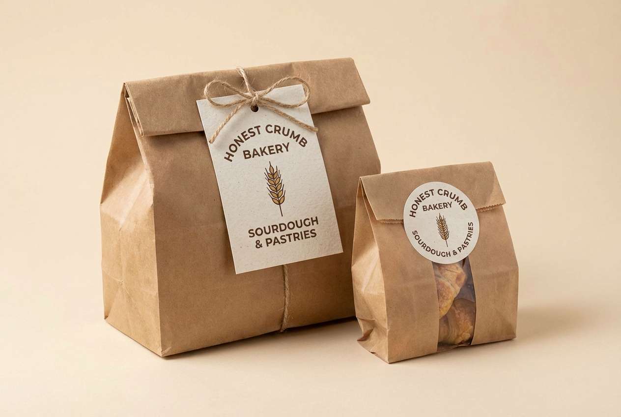 bakery packaging label