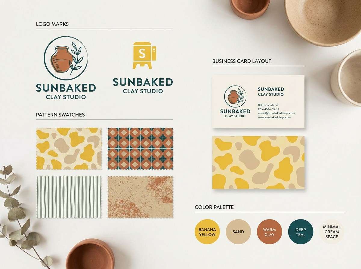 ceramics brand identity