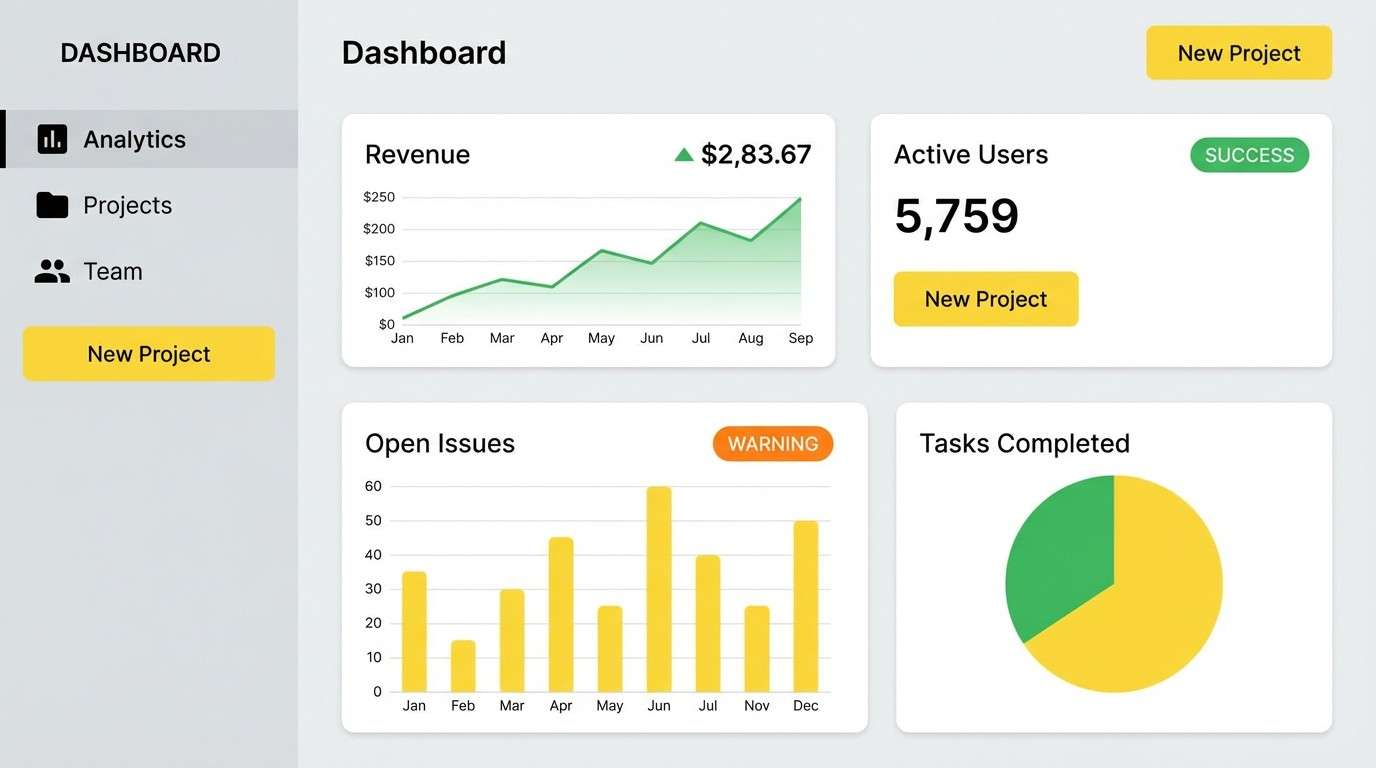 analytics dashboard ui