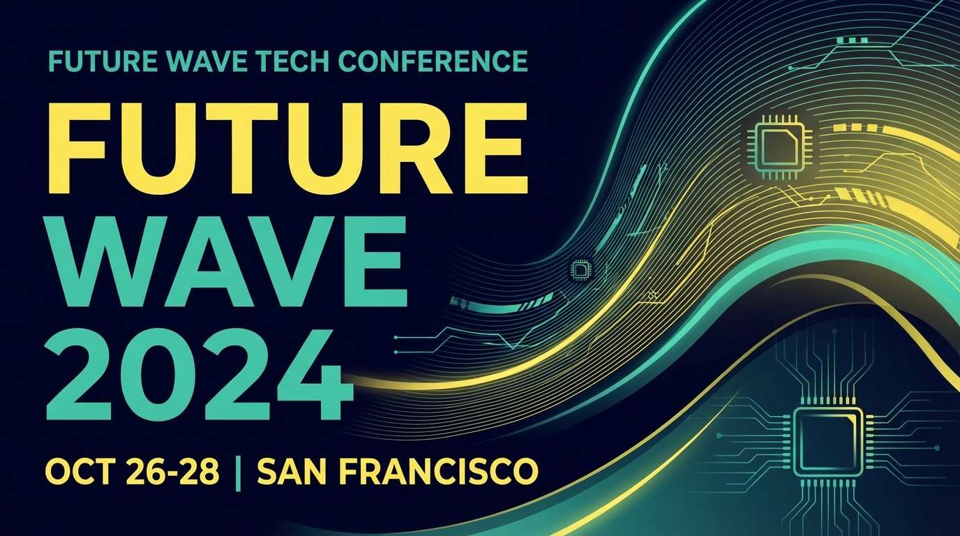 tech conference poster