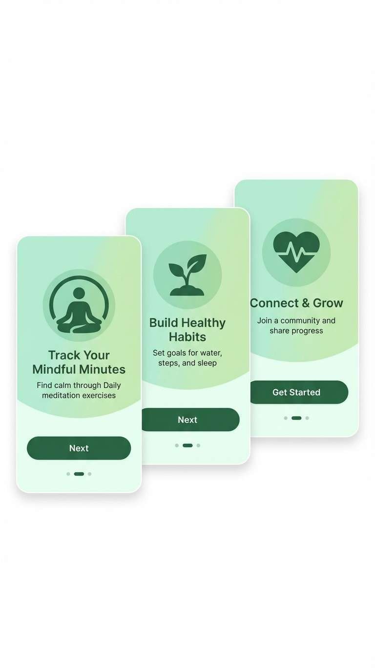 wellness app onboarding