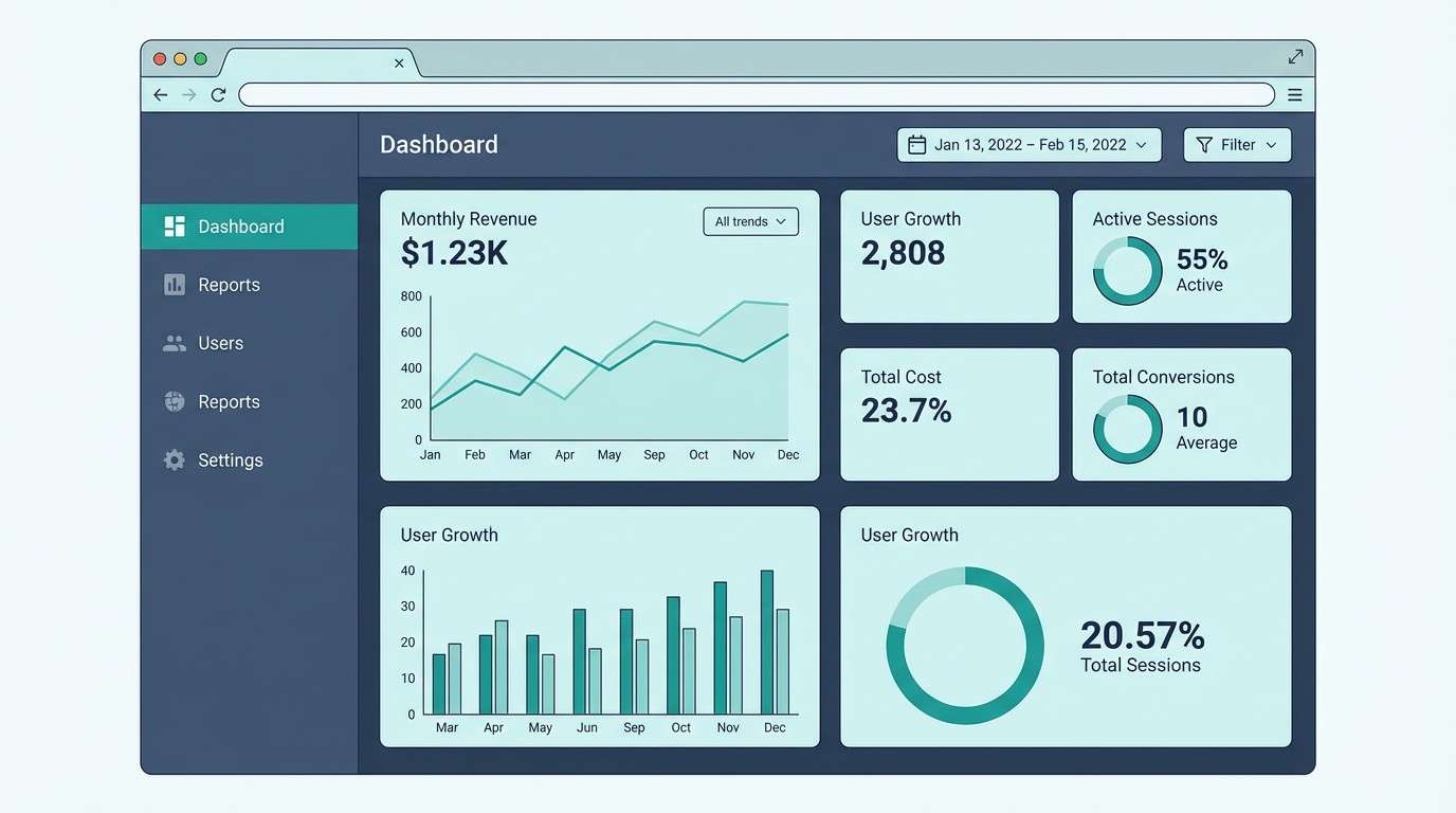saas dashboard ui