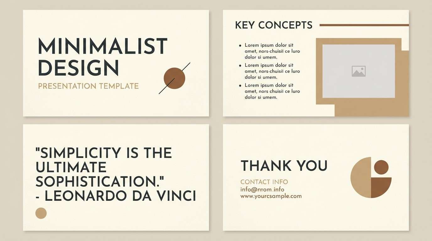 minimal slide template