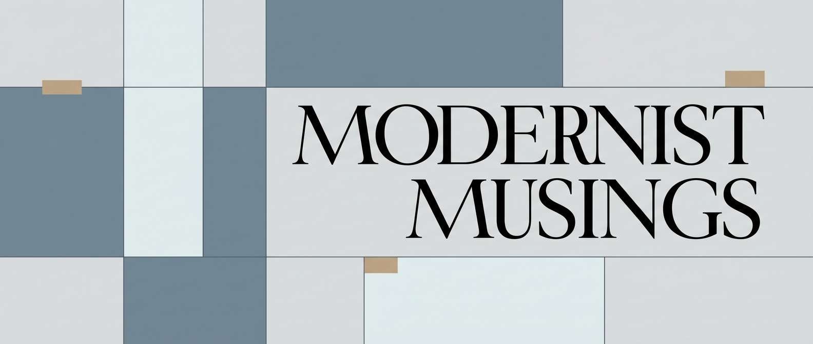 minimal editorial header