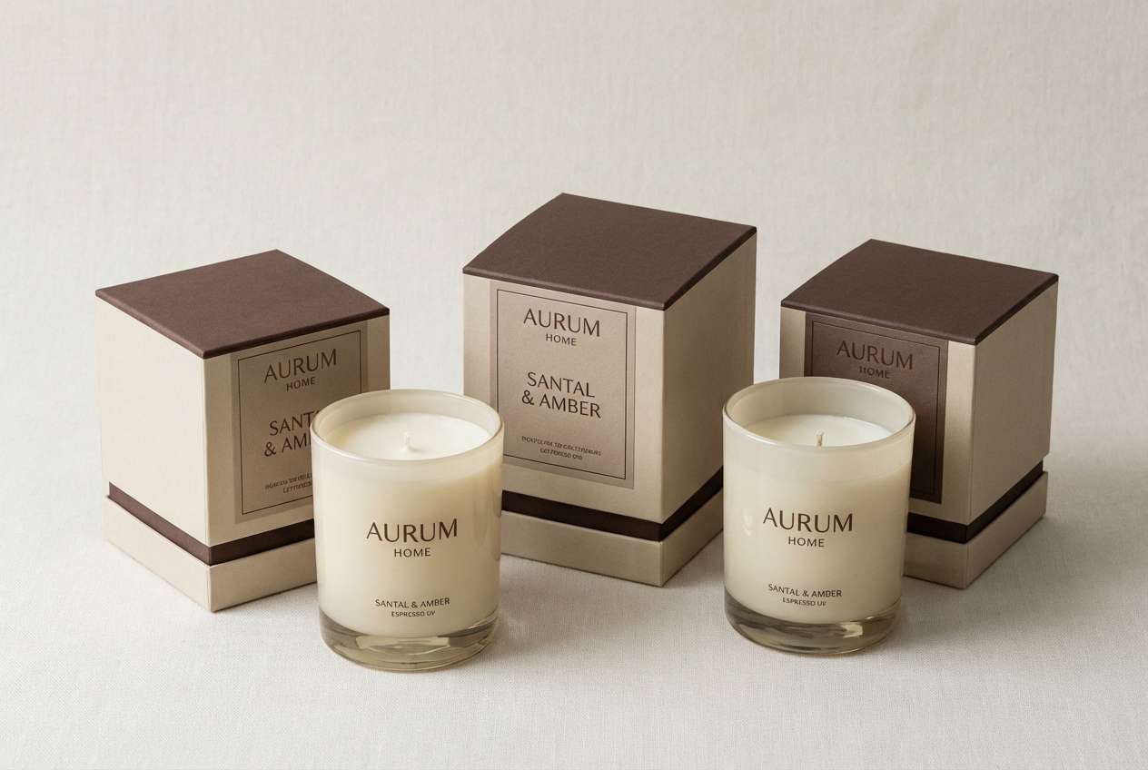 candle packaging shot