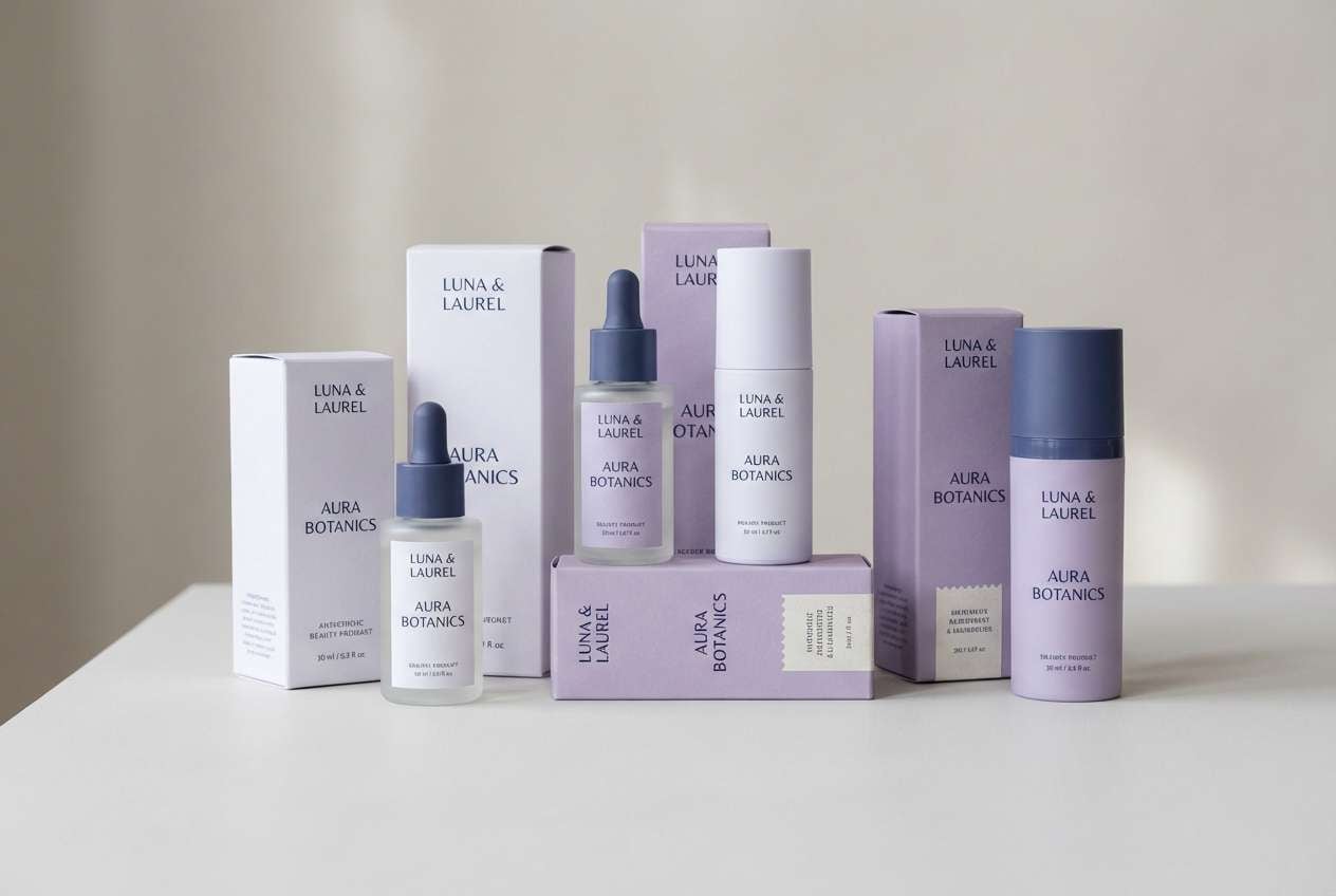 beauty packaging mockup