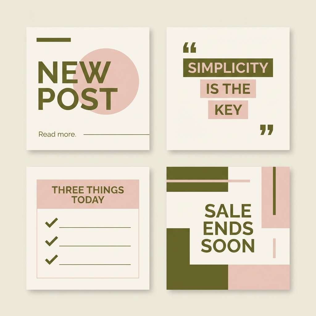 beauty social templates