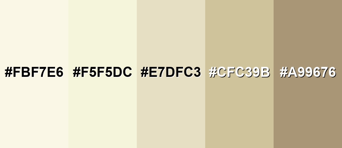 shades and variations of beige-color