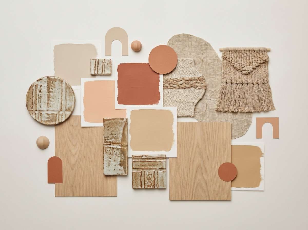 kitchen moodboard swatches