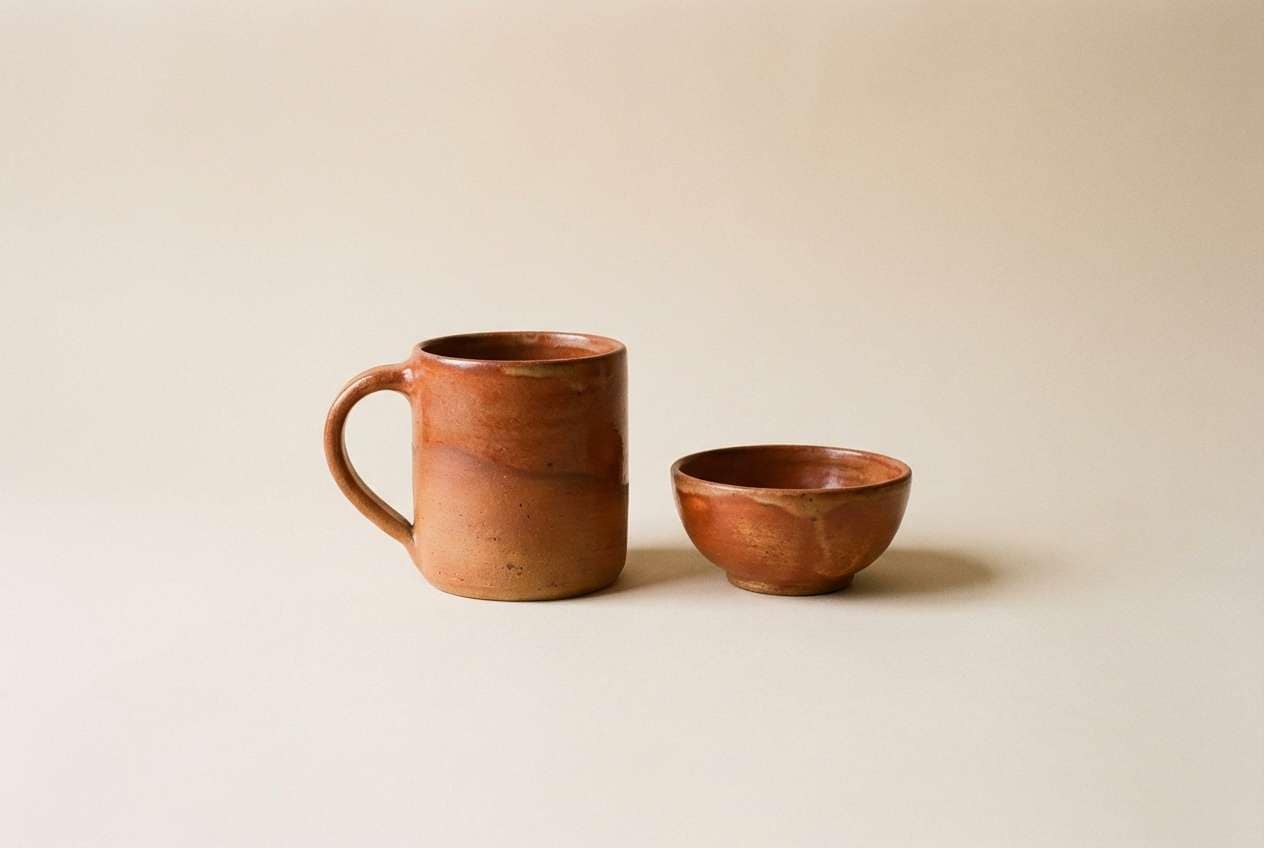 handmade ceramic studio shot