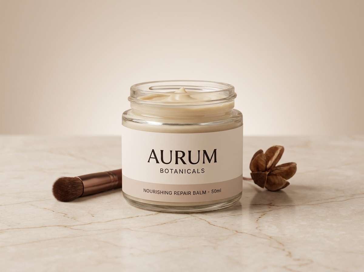 neutral skincare studio ad