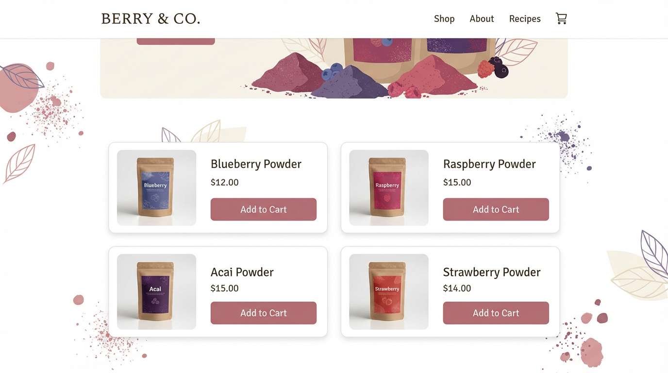 berry ecommerce ui